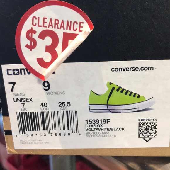 Converse in volt/white/black - Picture 2 of 2